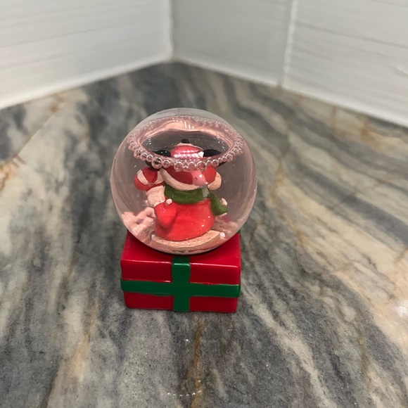JCPenney Disney Mickey Mouse Snowglobe 2013 Christmas Holiday Santa New With Box - Picture 4 of 10